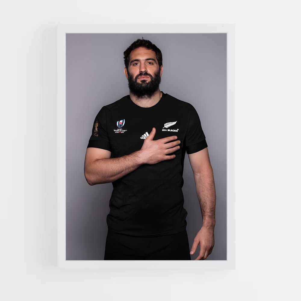 Poster Sam en Action – affiche Rugby (vue 3)